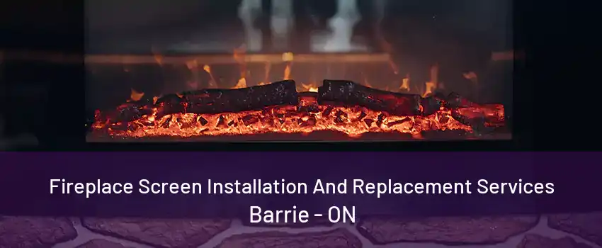 Fireplace Screen Installation And Replacement Services Barrie - ON