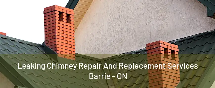 Leaking Chimney Repair And Replacement Services Barrie - ON